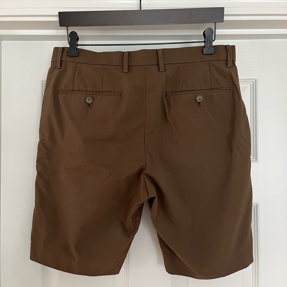 Uniqlo Men's Army Green/ Brown Shorts